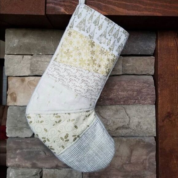 Patchwork Stocking - Handmade  - Picture 1 of 6